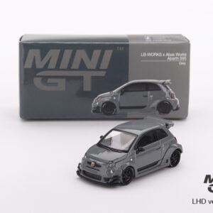 MINI GT #995 — Abarth 595 LB-WORKS x Abas Works Grey