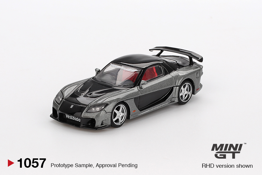 MINI GT #1057 — Mazda RX-7 VeilSide Fortune Grey - Image 3