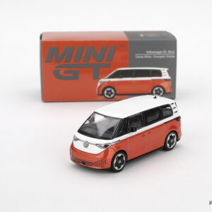 MINI GT #1061 — Volkswagen ID.Buzz Candy White / Energetic Orange