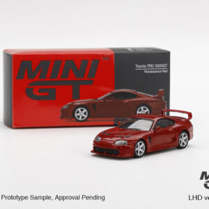 MINI GT #231 — Toyota TRD 3000GT Renaissance Red LHD / RHD version available.