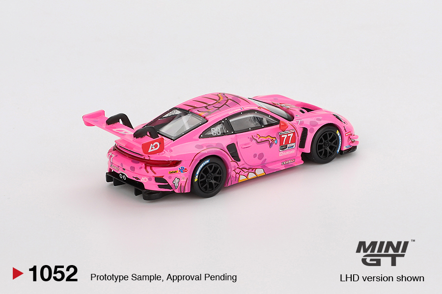 MINI GT #1052 — Porsche 911 GT3 R #77 AO Racing 2024 IMSA Road America - Image 4