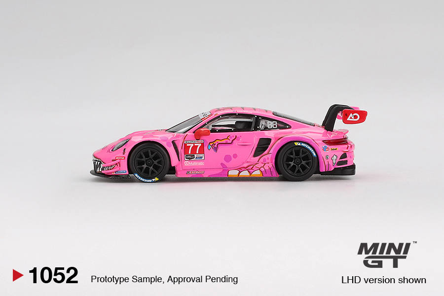 MINI GT #1052 — Porsche 911 GT3 R #77 AO Racing 2024 IMSA Road America - Image 5