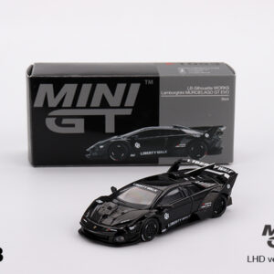 MINI GT #1053 — Lamborghini LB-Silhouette WORKS MURCIELAGO GT Evo Black