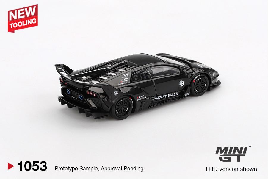 MINI GT #1053 — Lamborghini LB-Silhouette WORKS MURCIELAGO GT Evo Black - Image 4