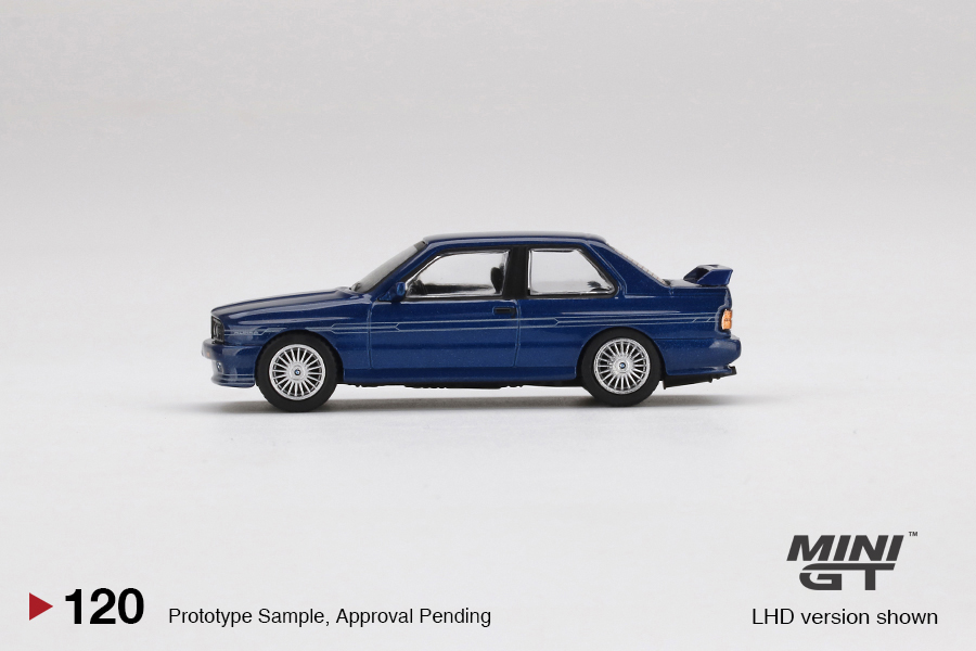 MINI GT #120 — BMW M3 (E30) ALPINA B6 3.5S Alpina Blue - Image 5