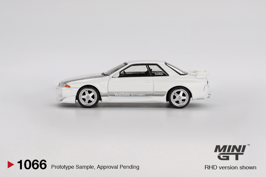 MINI GT #1066 — Nissan Skyline GT-R (R32) VeilSide Combat C-I White - Image 5