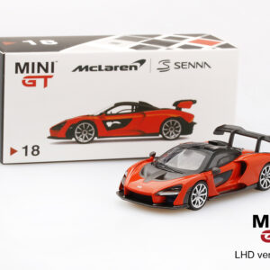 MINI GT #18 — McLaren Senna Mira Orange LHD / RHD available LHD version - MGT00018-L RHD version - MGT00018-R