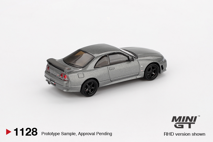 MINI GT #1128 — NISSAN Skyline GT-R Dark Metal Gray (NISMO BCNR33 CRS Version) - Image 3