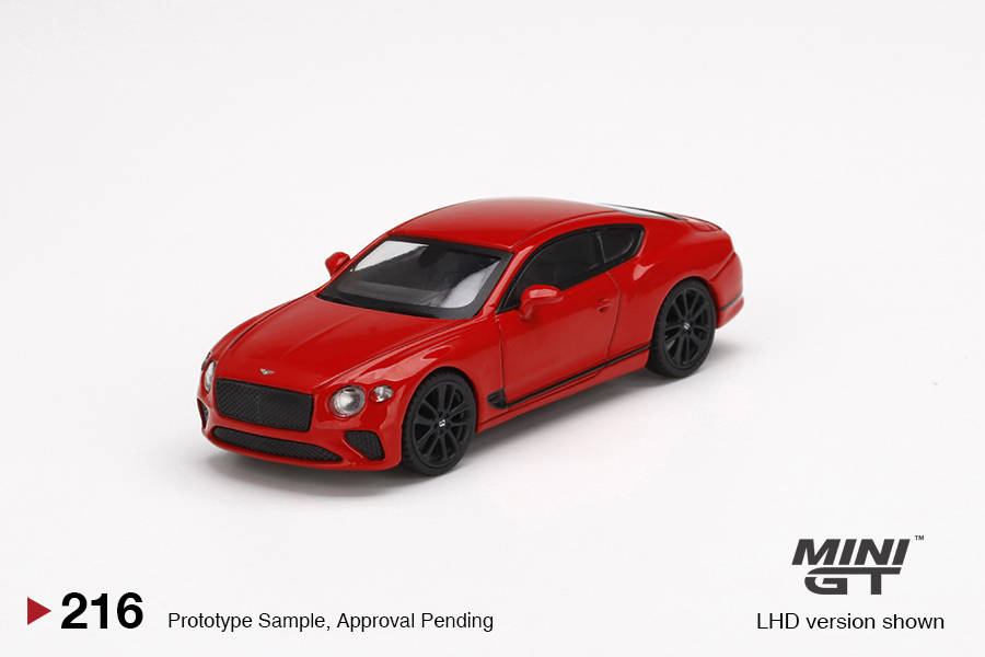 MINI GT #216 — Bentley Continental GT St James Red - Image 3