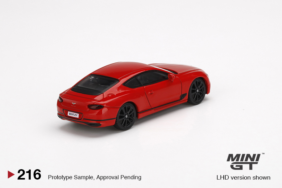 MINI GT #216 — Bentley Continental GT St James Red - Image 4