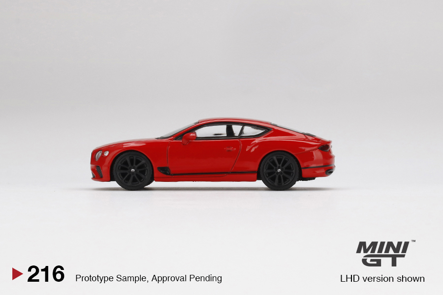 MINI GT #216 — Bentley Continental GT St James Red - Image 5