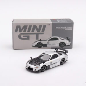 MINI GT #1106 — Mazda RX-7 RE-Amemiya Silver Metallic