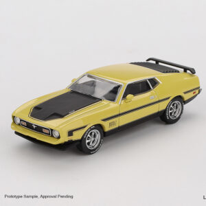 MINI GT #1139 — Ford Mustang Mach1 Grabber Yellow