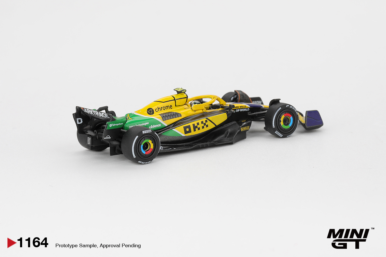 MINI GT #1164 — McLaren MCL38 #4 Lando Norris 2024 F1 Monaco GP - Image 3