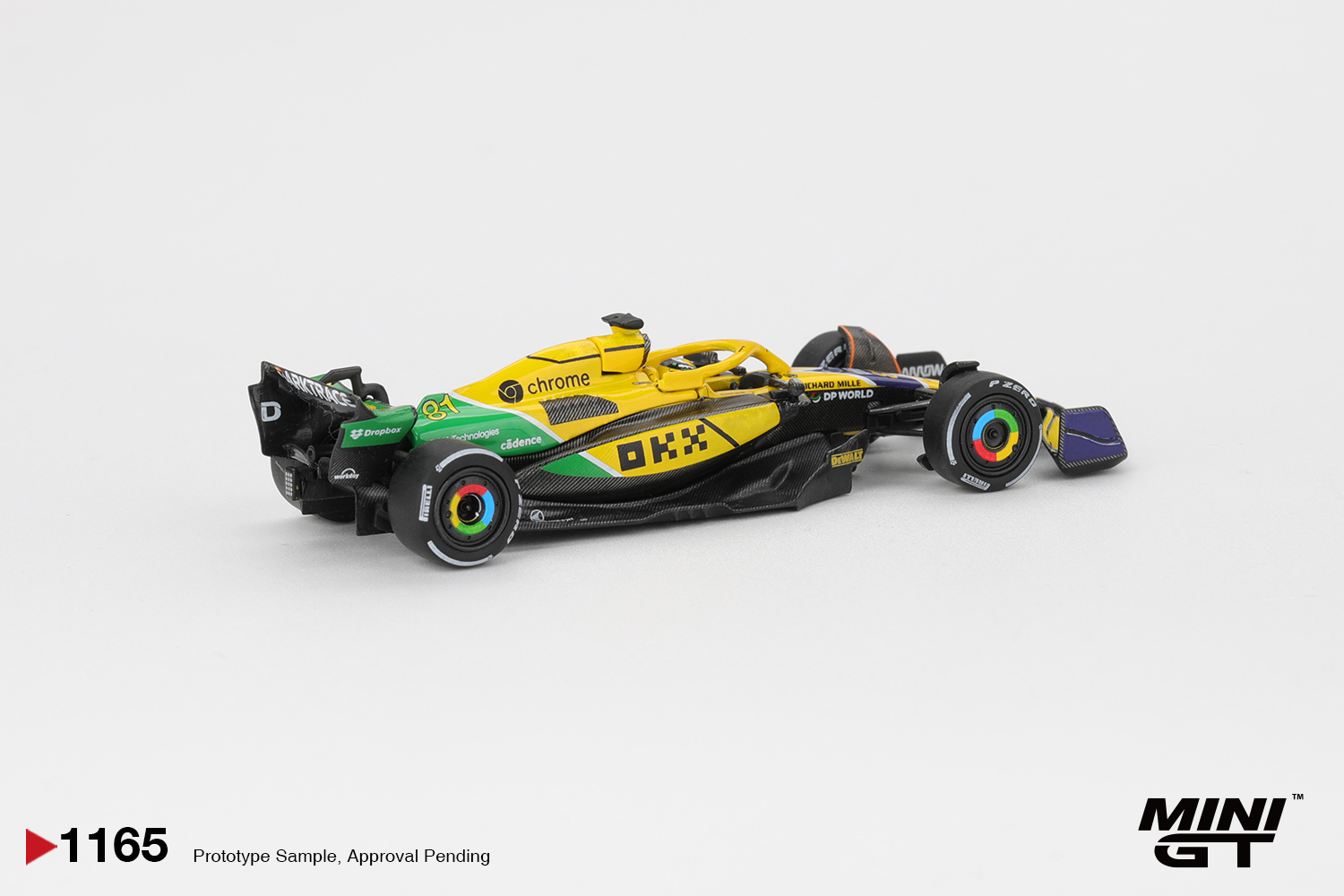 MINI GT #1165 — McLaren MCL38 #81 Oscar Piastri 2024 F1 Monaco GP 2nd Place - Image 3
