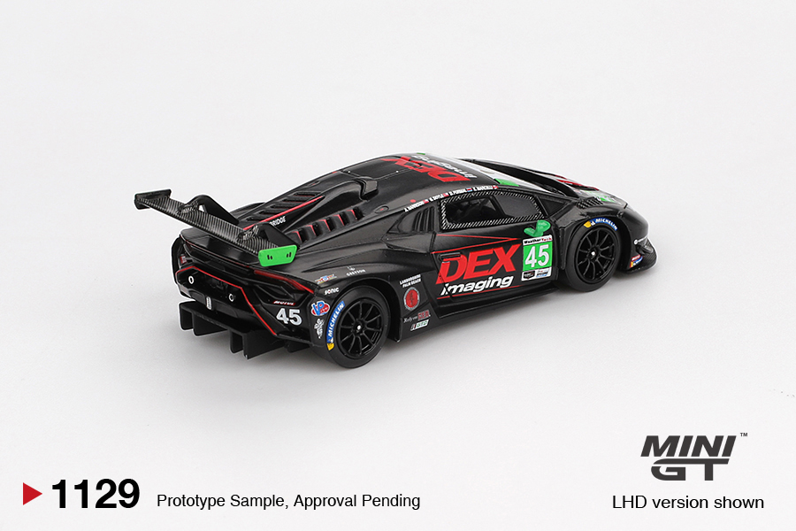 MINI GT #1129 — Lamborghini Huracán GT3 EVO2 #45 No. 45 DEX Imaging 2024 IMSA Daytona 24 Hrs - Image 4