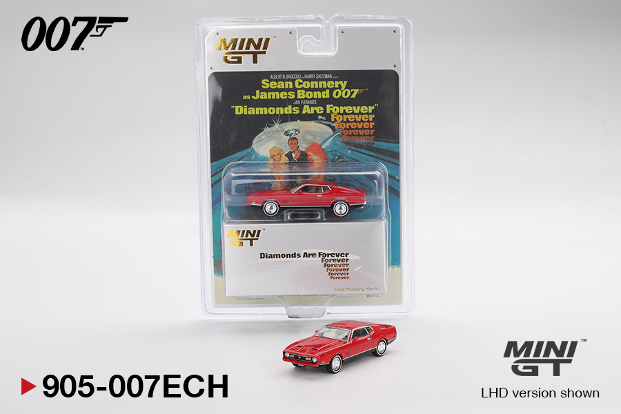 MINI GT #905 — Ford Mustang Mach 1 "Diamonds Are Forever" - Image 9