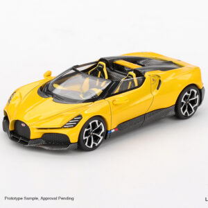 MINI GT #1137 — Bugatti W16 Mistral Yellow