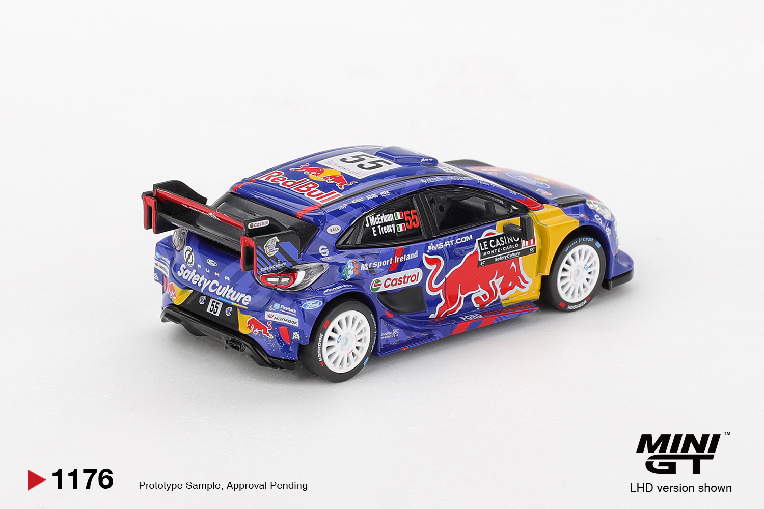 MINI GT #1176 — Ford Puma Rally1 #55 M-Sport Ford WRT 2025 Rally Monte-Carlo - Image 3