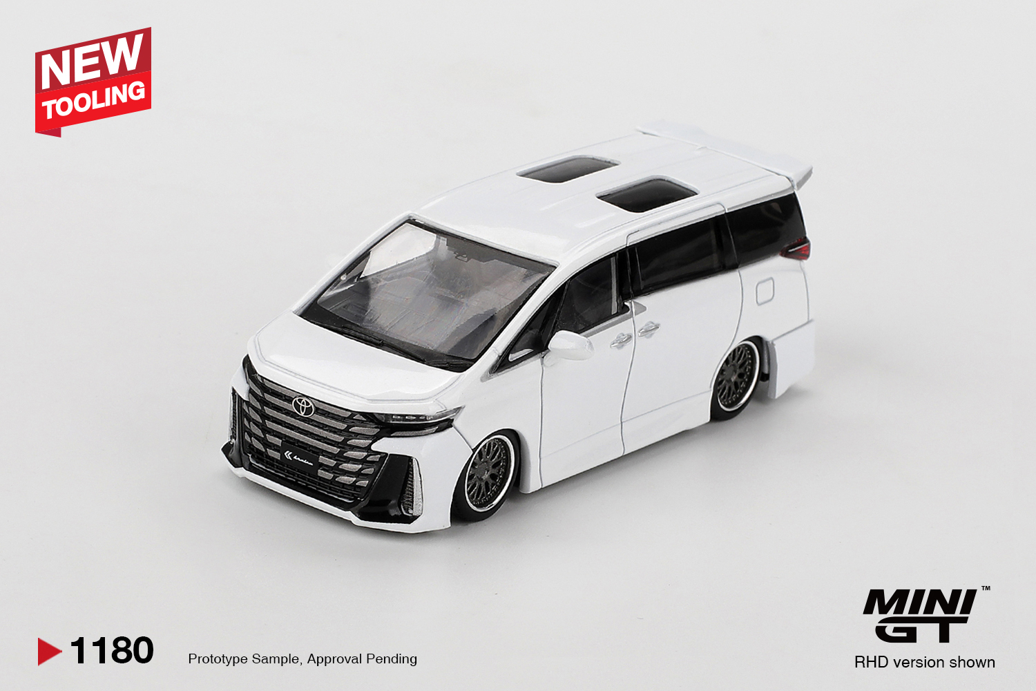 MINI GT #1180 — Toyota Vellfire 40 KUHL White