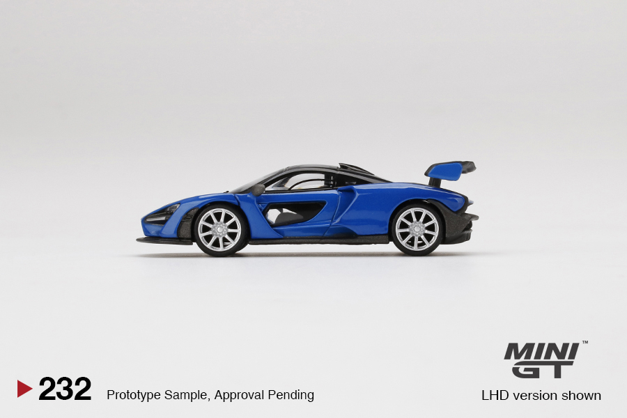 MINI GT #232 — McLaren Senna Antares Blue - Image 5