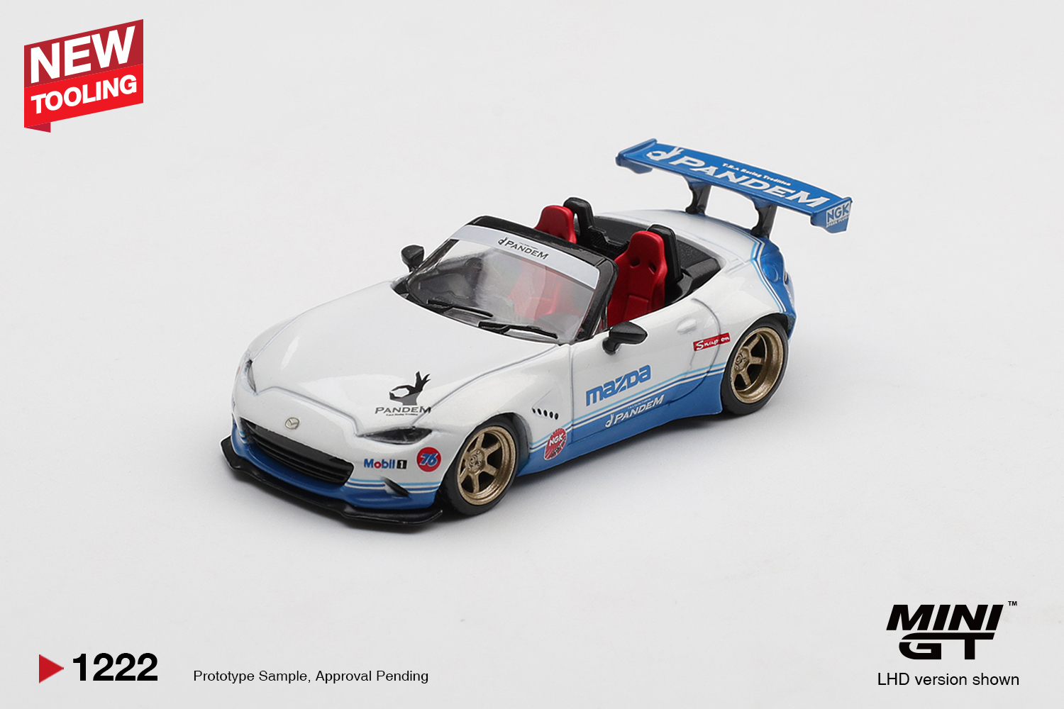 MINI GT #1222 — Mazda Miata MX-5 (ND) Pandem IMSA