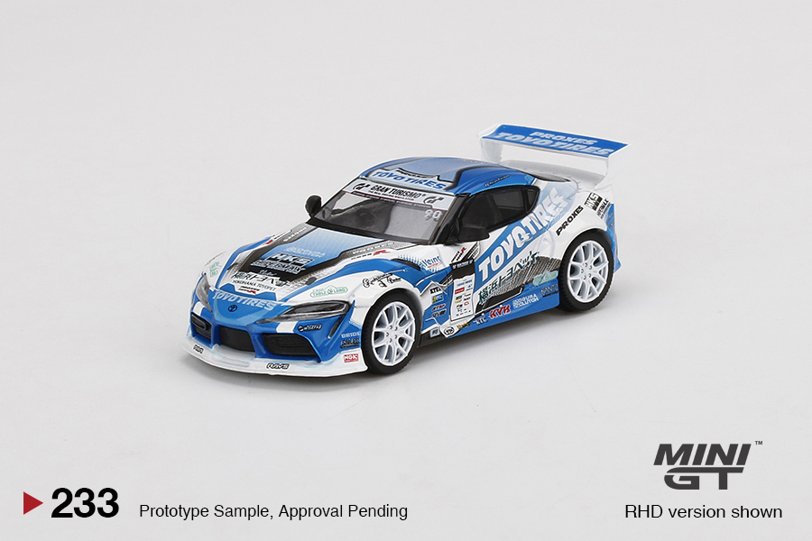 MINI GT #233 — Pandem Toyota GR Supra V1.0 Team TOYO TIRES DRIFT 2019 D1 Grand Prix - Image 3