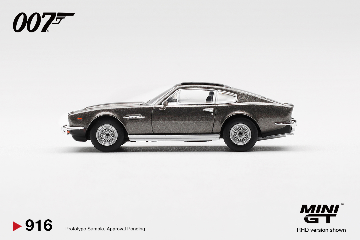 MINI GT #916 — Aston Martin V8 Vantage “The Living Daylights” – Weapons Off - Image 4