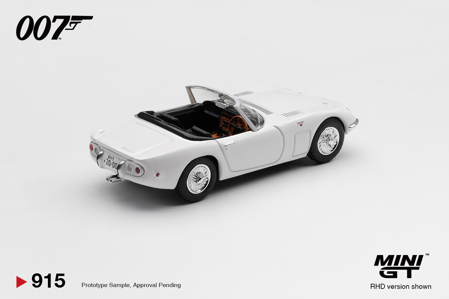 MINI GT #915 — Toyota 2000GT Roadster “You Only Live Twice” - Image 3