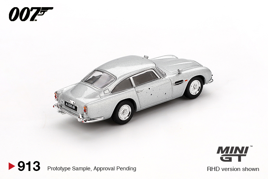 MINI GT #913 — Aston Martin DB5 “Skyfall” – Battle Damaged Edition - Image 3