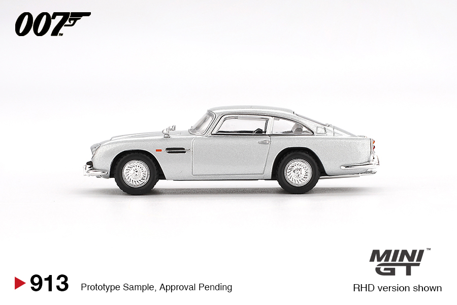 MINI GT #913 — Aston Martin DB5 “Skyfall” – Battle Damaged Edition - Image 4