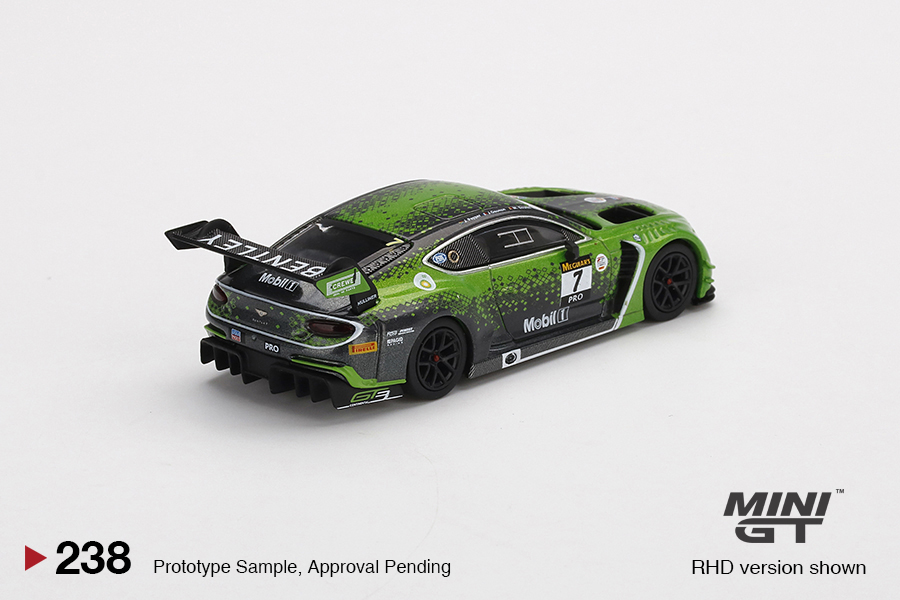 MINI GT #238 — Bentley Continental GT3 #7 Bentley Team M-Sport 2020 Liqui-Moly Bathurst 12 Hrs Winner RHD version only - Image 4