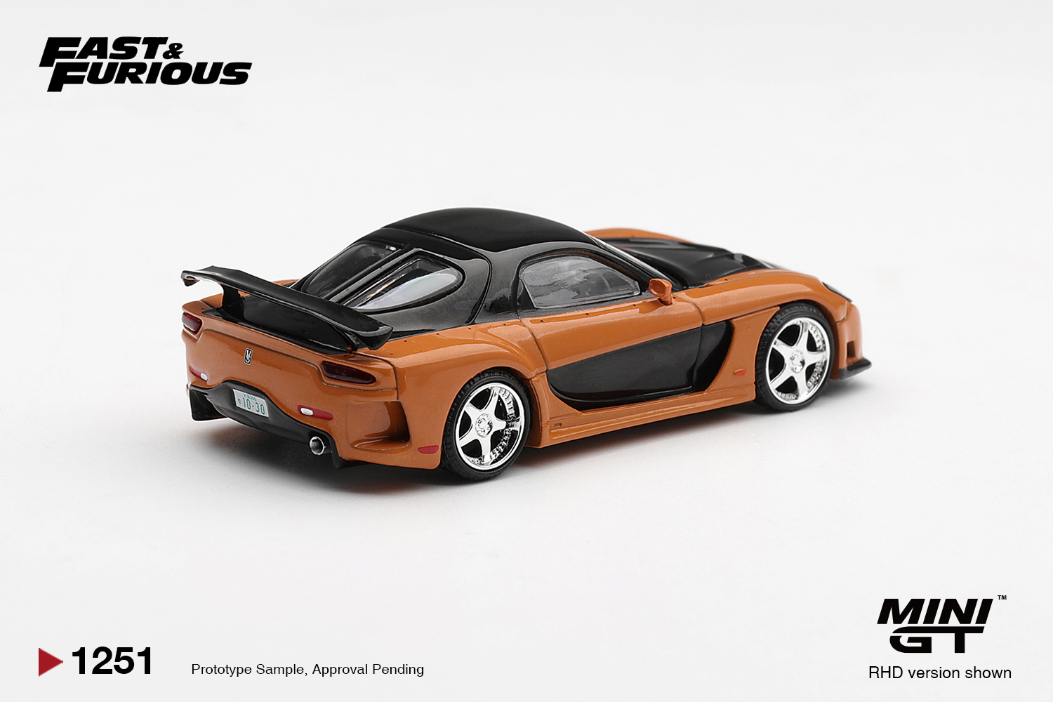 MINI GT #1251 — Mazda RX-7 VeilSide Fortune "The Fast and the Furious: Tokyo Drift" Han Seoul-Oh - Image 3