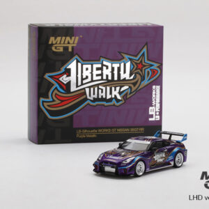 MINI GT #245 — LB-Silhouette WORKS GT NISSAN 35GT-RR Ver.1 "Purple Metallic" LHD version only Limited Edition 5000 pcs