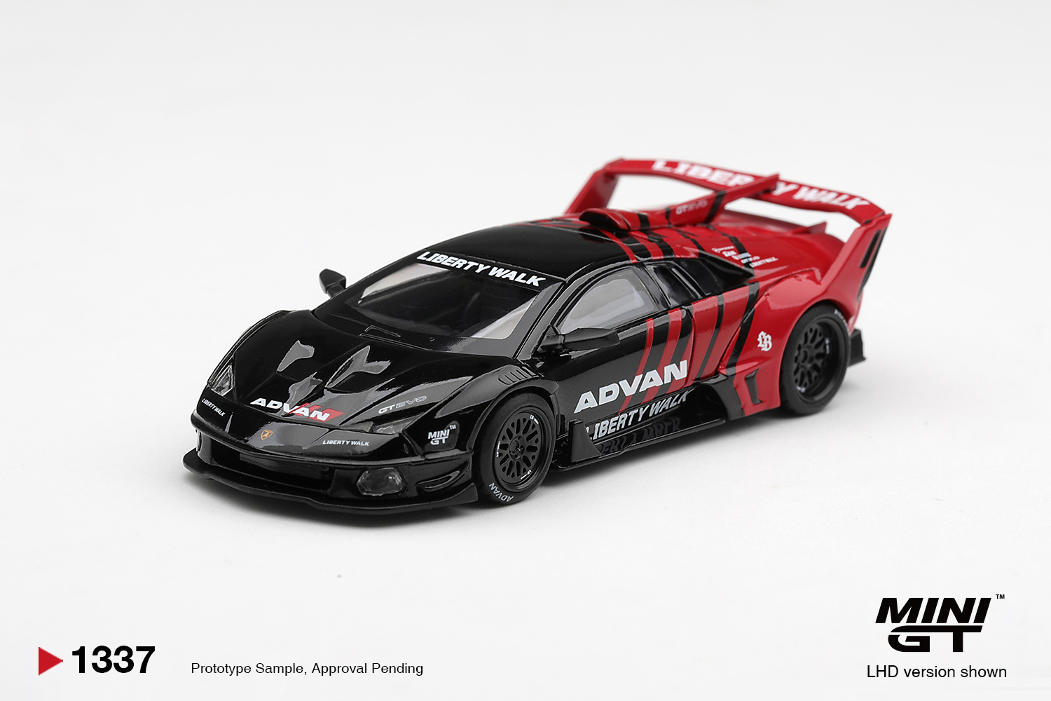 MINI GT #1337 — Lamborghini LB-Silhouette WORKS MURCIELAGO GT Evo Advan