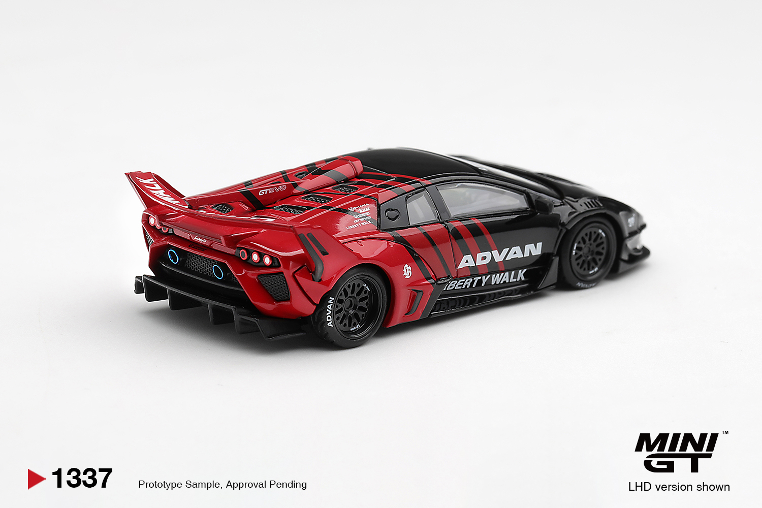 MINI GT #1337 — Lamborghini LB-Silhouette WORKS MURCIELAGO GT Evo Advan - Image 3