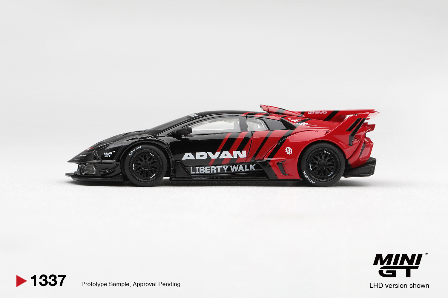 MINI GT #1337 — Lamborghini LB-Silhouette WORKS MURCIELAGO GT Evo Advan - Image 4