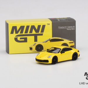 MINI GT #252 — Porsche 911 (992) Carrera 4S Racing Yellow LHD / RHD version available