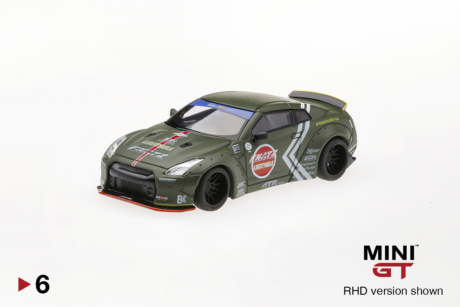 MINI GT #6 — LB★WORKS Nissan GT-R (R35) Zero Fighter Special - Image 3