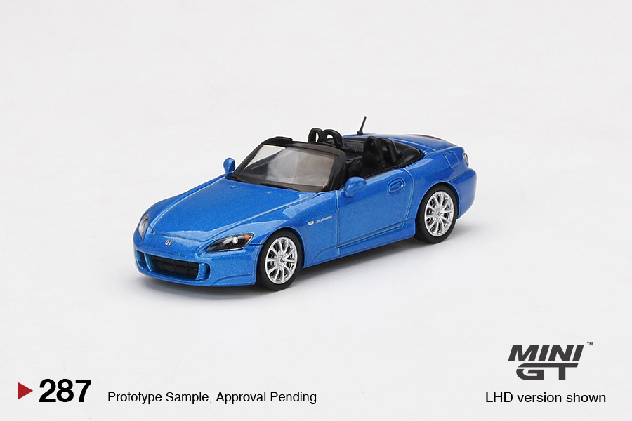MINI GT #287 — Honda S2000 (AP2) Laguna Blue Pearl - Image 3