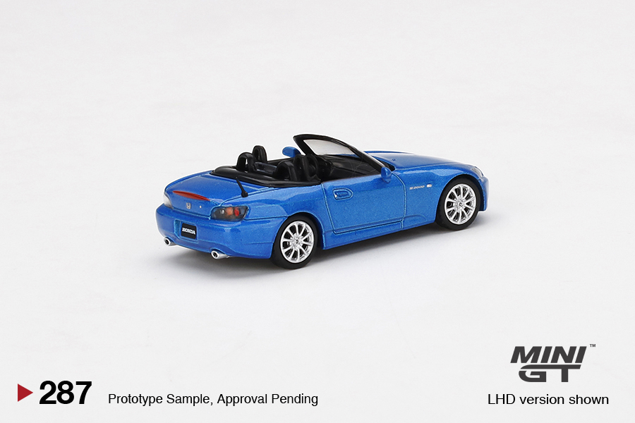 MINI GT #287 — Honda S2000 (AP2) Laguna Blue Pearl - Image 4