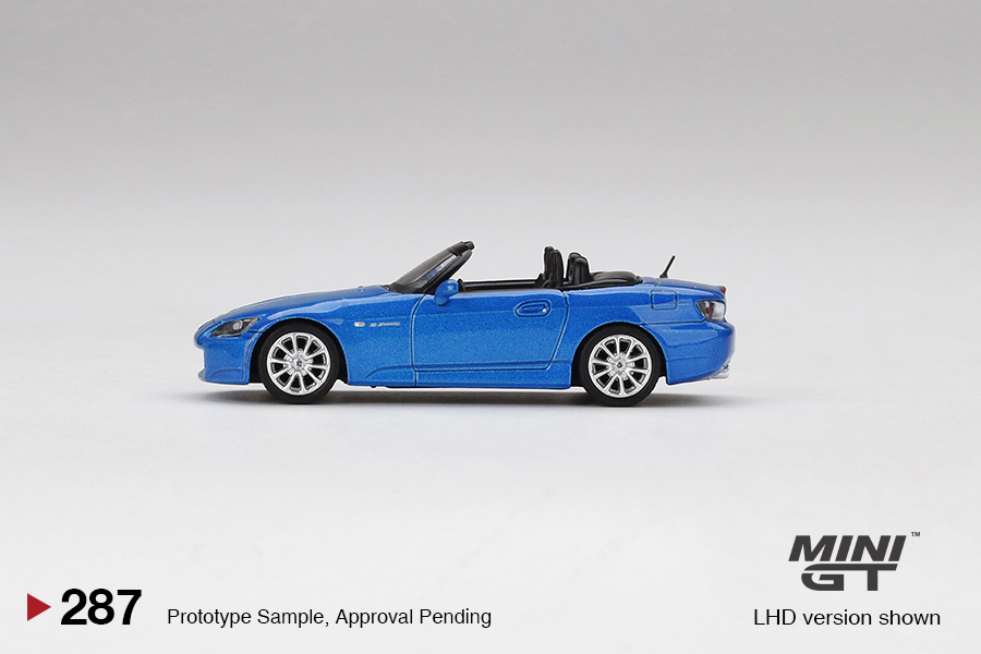 MINI GT #287 — Honda S2000 (AP2) Laguna Blue Pearl - Image 5