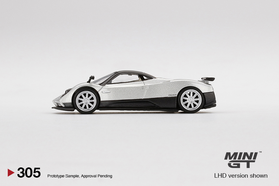 MINI GT #305 — Pagani Zonda F Silver - Image 5