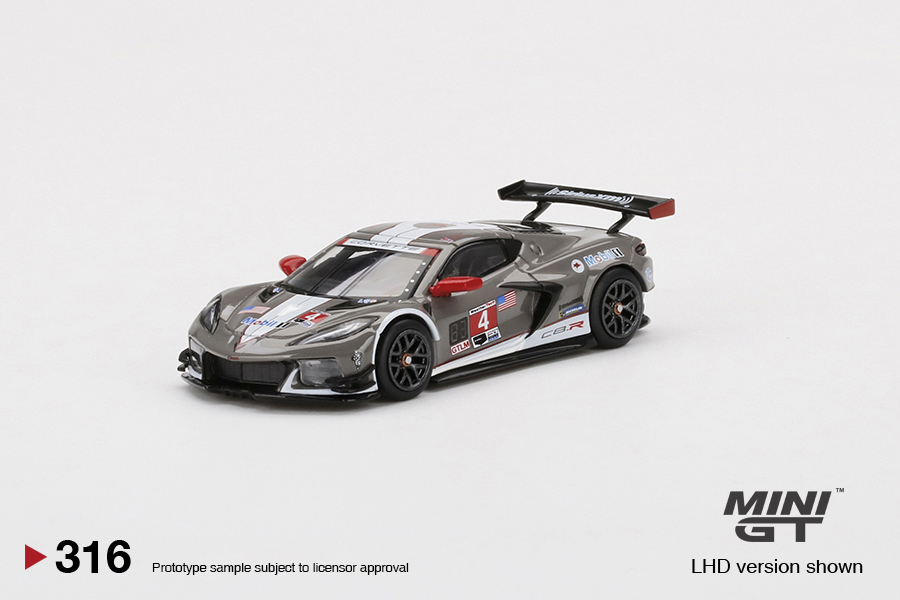 MINI GT #316 — Chevrolet Corvette C8.R #4 Corvette Racing 2021 IMSA Sebring 12 Hrs - Image 3
