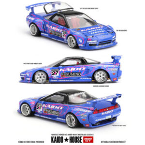 Kaido House x Mini GT Honda NSX Kaido House Nostalgic Classics - Blue