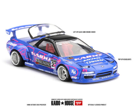 Kaido House x Mini GT Honda NSX Kaido House Nostalgic Classics - Blue