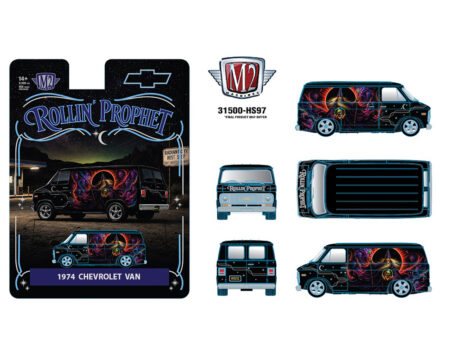 M2 Machines 1:64 1974 Chevrolet van Rollin Prophet Special Edition - Hobby Exclusive