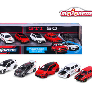 Majorette 1:64 Gift Pack 5 Cars Set VW GTi 50 Edition