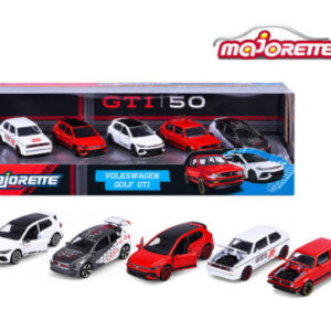 Majorette 1:64 Gift Pack 5 Cars Set VW GTi 50 Edition