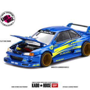 Kaido House x Mini GT Subaru Impreza WRX STI KAIDO WORKS V1 - Blue